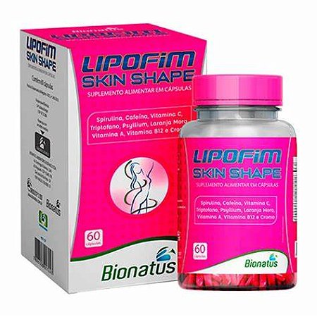 BIONATUS LIPOFIM  SKIN SHAPE 60 CAPS