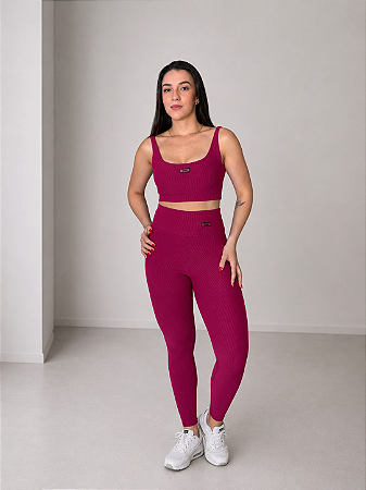 Conjunto regatinha Max Canelado Framboesa