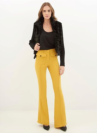 calça alfaiataria feminina dudalina
