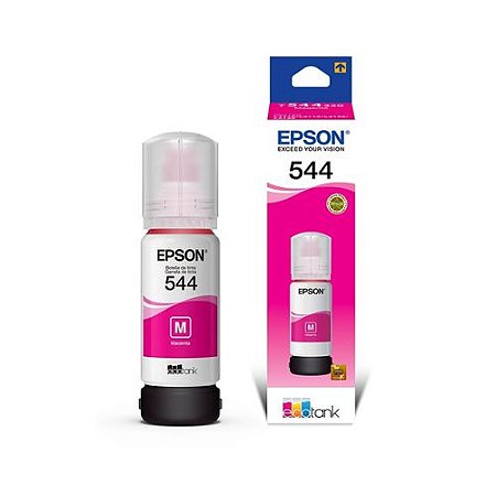 Refil Tinta Original Epson 544 t544320 Magenta Vermelho