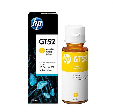 Refil Tinta Impressora  HP GT52 52 M0H56AL Amarela 70ml