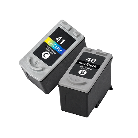 Kit Cartucho Canon PG-40 CL-41 Renew Pixma MP190 MP210 MX310