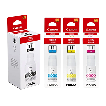Kit 4 Refil Tinta Canon GI-11 Gi11 G2160 G3160