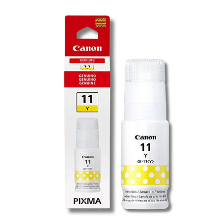 Refil Tinta Canon GI-11 Gi11 Gi 11 Amarela Yellow G2160 G3160