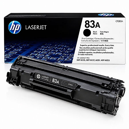 Toner HP 83A CF283A Preto LaserJet Pro M201 M202 M127