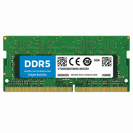 Memória Ram 16gb Ddr5 Notebook Sodimm 4800mhz Pc5-38400s 1.1v