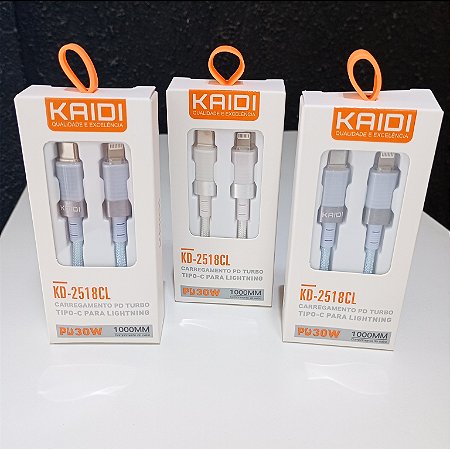 Cabo Kaidi  Tipo C para Lightining KD-2518CL