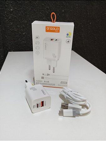 Carregador Turbo a'Gold  40W CA42-3 | Tipo C