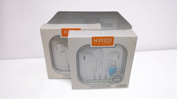 Fone Ouvido Kaidi Com Conector Lightining KD-730