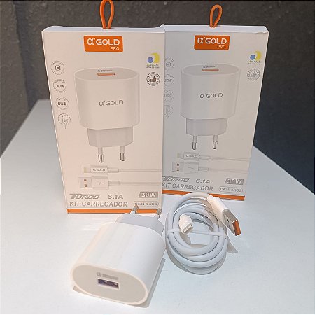 Carregador Turbo a'GOLD CA31-6/IOS 30W