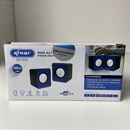 Caixa de Som Para PC / Notebook KNUP KP-609