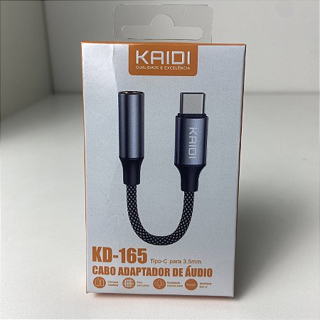 Adaptador Tipo C para P2 Kaidi KD-165