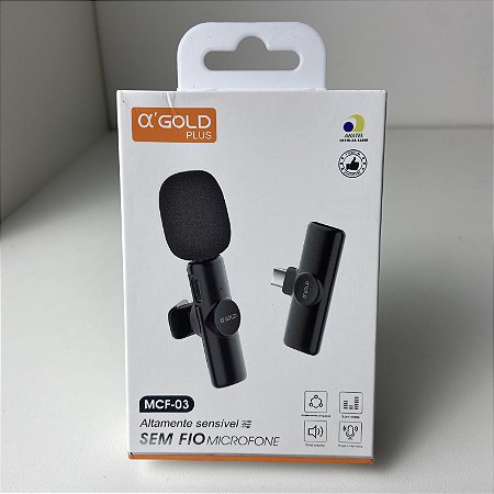 Microfone Sem Fio a'Gold MCF-03