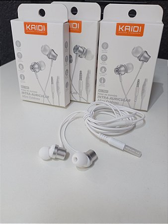Fone Ouvido Intra- Auricular KAIDI KD-7001 | KD-7002 | KD-7003 | KD-7005 | KD-7006