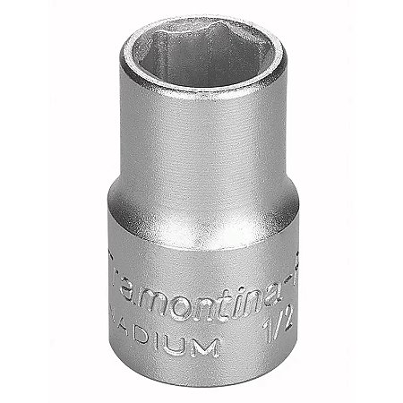 Soquete Sextavado 1/2" Curto 14mm - Tramo. Pro