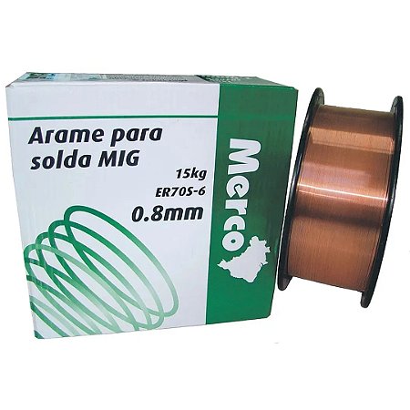 Arame De Solda Mig 0,8mm Er70s-6 15kg - Mercosul