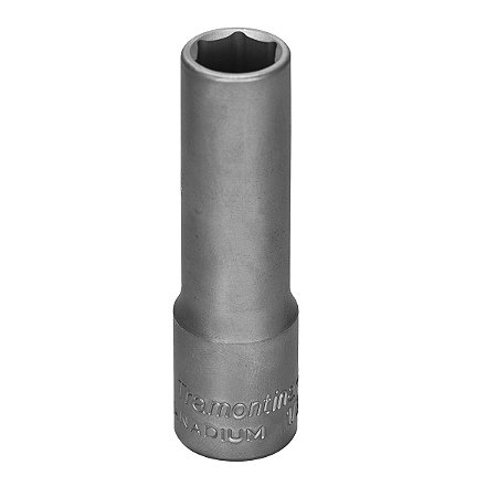 Soquete Sextavado 1/2" Longo 12mm - Tramontina Pro