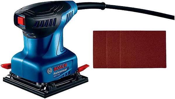 Lixadeira  Profissional  Orbital Bosch Professional Gss 140  Azul 220w 220v
