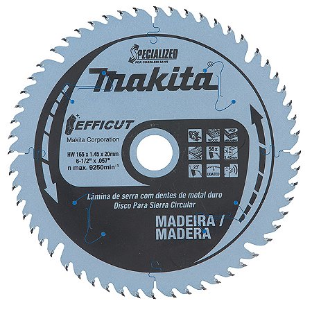 Lamina De Serra Tct 165mm X 20mm X 42t B-56926 - Makita