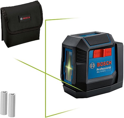 Nível A Laser Verde Gll 12-22 G Li 12m Pilha E Suporte - Bosch