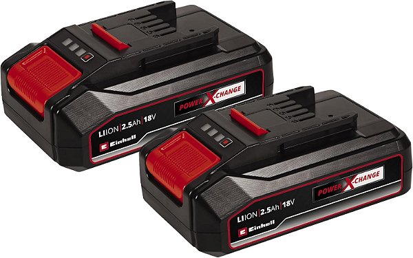Kit 2 Baterias Power X-Change Íons De Lítio 2.5ah 18v - Einhell