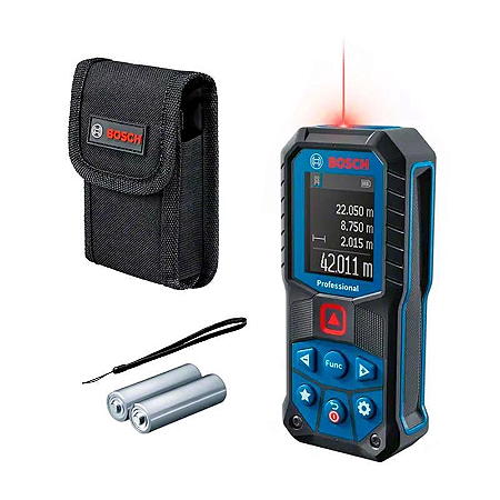 Trena Laser 50mt Vermelha Bluetooth Glm 50-27 C - Bosch