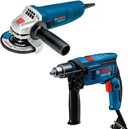 Combo Furadeira Gsb 13re + Esmerilhadeira Gws850 220v - Bosch