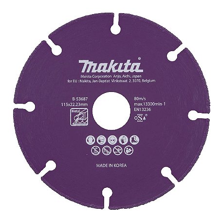 Disco Diamantado P/ Metal 115x1,3x22,23mm - Makita