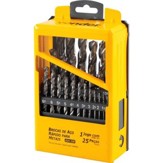 Jogo De Broca Ar Din 338 1,0mm A 13mm - Vonder
