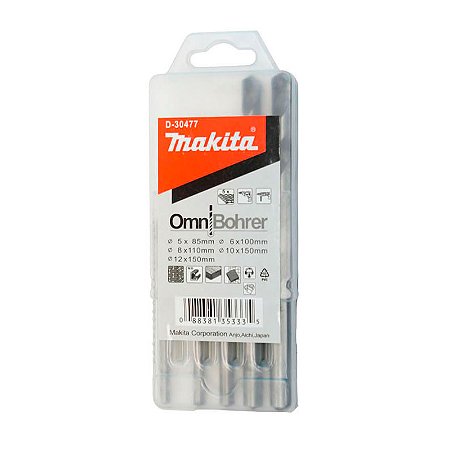 Kit De 05 Brocas Multimaterial D-34936 - Makita