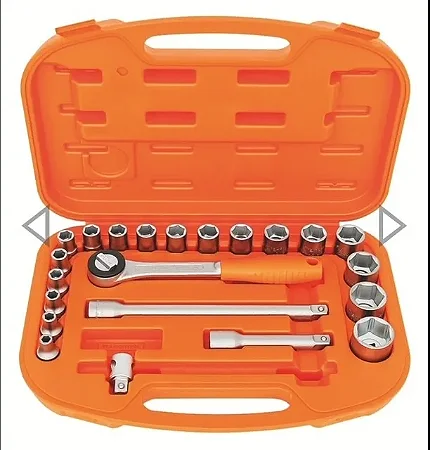 Maleta Soquetes Sextavados 22 Peças 44831/422 Tramontina Pro Prateado
