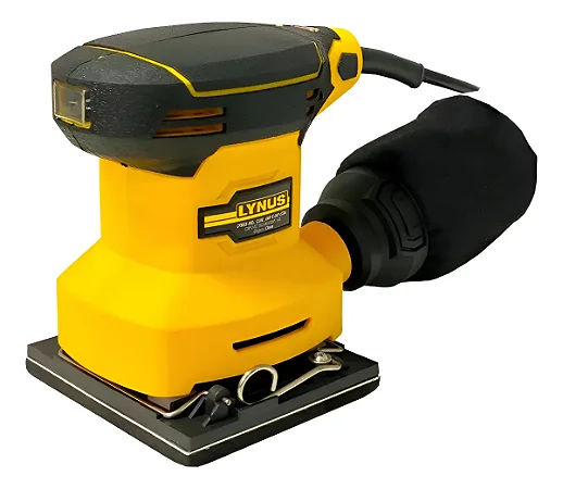 Lixadeira Orbital Oll-230 Lynus Amarelo 220v
