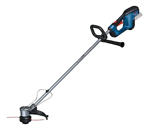 Aparador De Grama Bosch Grt -33 Sem Baterias E Carregador Cor Azul