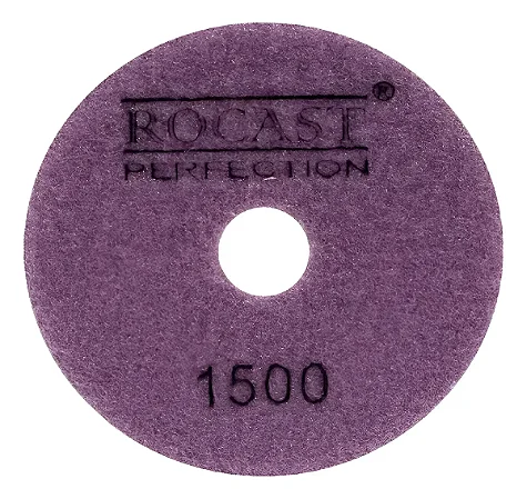 Disco Diamantado P/polir 100mm/4 Gr1500 - Kit 10und Roxo