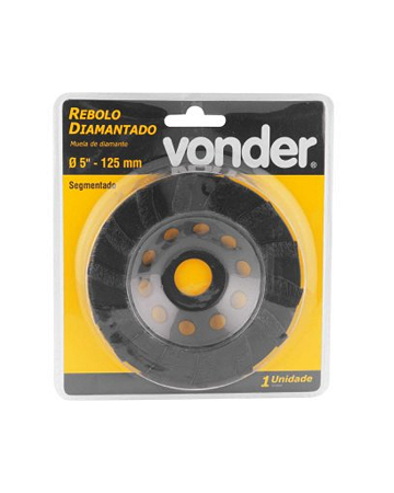 REBOLO DIAMANTADO 125MM TURBO LCV 1010 - VONDER