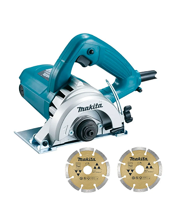 Serra Makita 4100nh3zx Mármore Com 2 Discos Diámetro 110mm 1300w 220v