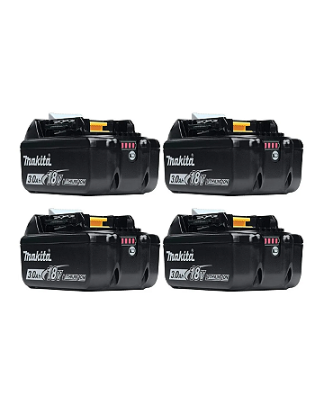 Bateria 3,0ah 18v Li-ion Bl1830 Makita 4 Unidades