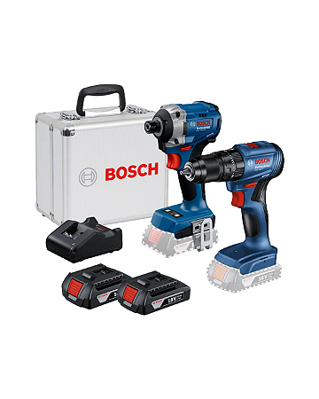 Combo Gsb 185-li + Gdr 18v-215 Com 2 Baterias E Maleta Bosch