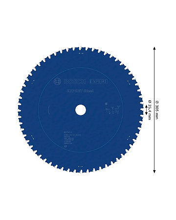 DISCO DE SERRA 12" EXPERTFSTEEL 305MM 60DENTES - BOSCH