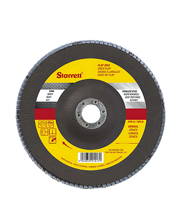 Disco Flap 4.1/2 X 7/8 G120 - Starrett