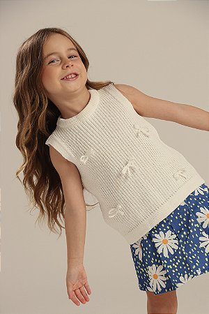 Colete Tricot Laços
