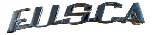 Emblema Manuscrito Fusca Metal Cromado