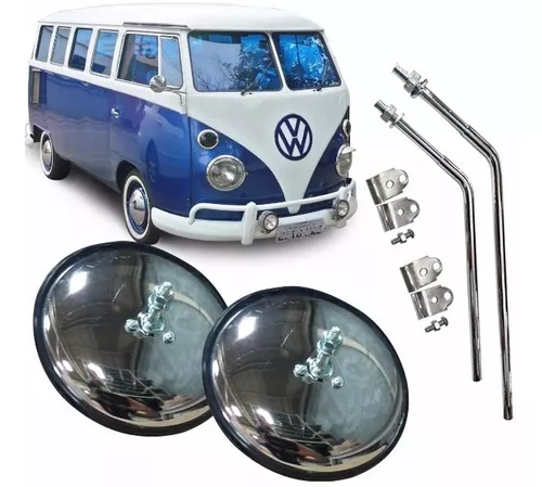 Retrovisor Da Kombi Antiga,corujinha,cromado Até 75 - O Par