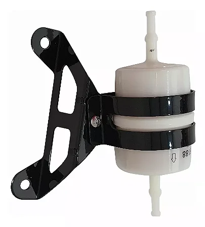 Suporte Filtro Combustivel VW Fusca Kombi Brasilia Variant - Filtro Grande