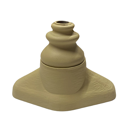 Acabamento Alavanca + Coifa Marfim Fusca