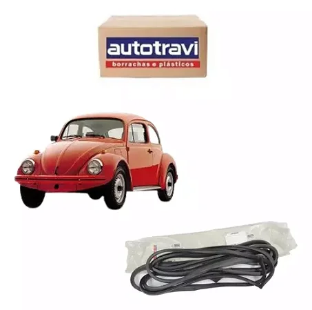 Kit Borracha Porta Fusca 78>95