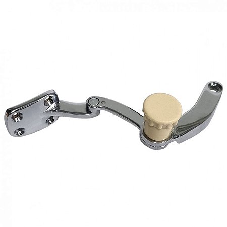 Trinco Janela Basculante Esquerdo Botão Marfim Fusca até 73