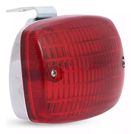 Lanterna Auxiliar Fusca Kombi Brasilia Adaptação Cromada/Lente VM