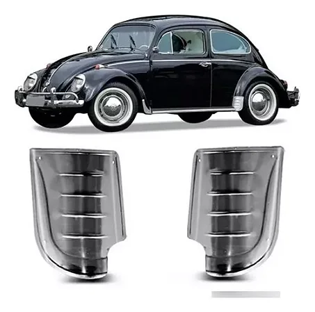 Polaina Paralama Traseiro Inox Fusca