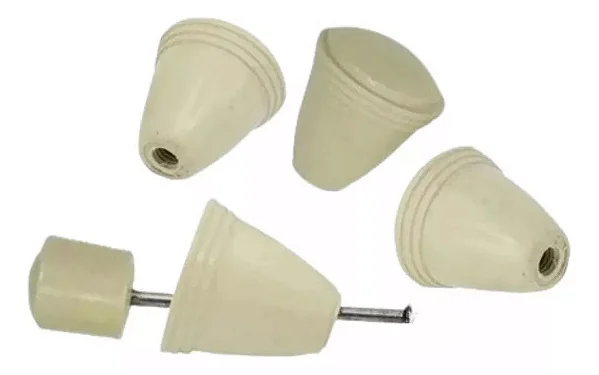 Kit 4 Botões Painel Fusca Bege